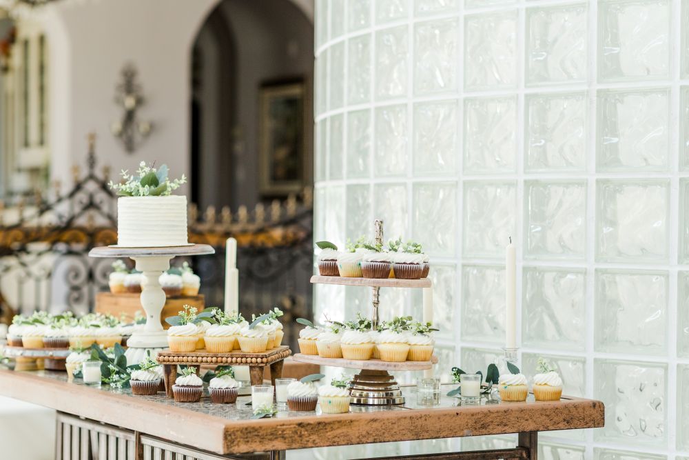 Dessert Display in the Colonnade Lounge